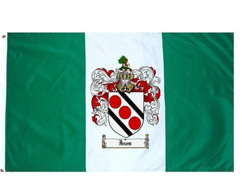 Ines family crest coat of arms flag