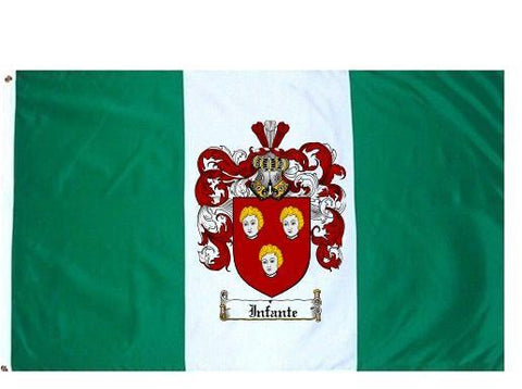 Infante family crest coat of arms flag