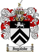 Ingalsbe coat of arms family crest download