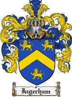 Ingerham coat of arms family crest download