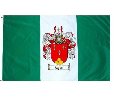 Ingold family crest coat of arms flag