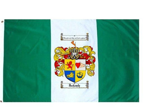 Intosh family crest coat of arms flag