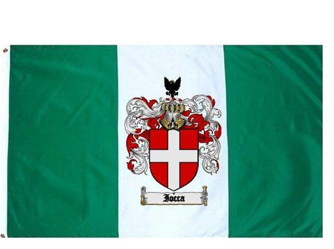 Iocca family crest coat of arms flag