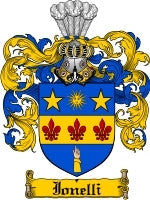 Ionelli coat of arms family crest download