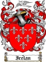 Irelan coat of arms family crest download