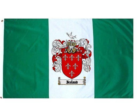 Ireland family crest coat of arms flag