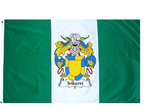 Iriberri family crest coat of arms flag