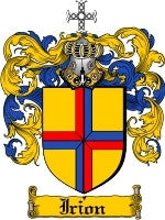 Irion coat of arms family crest download