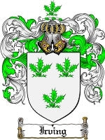 Irving coat of arms family crest download