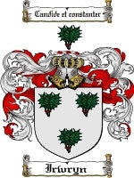 Irwryn coat of arms family crest download