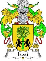 Isasi coat of arms family crest download