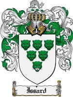 Issard coat of arms family crest download