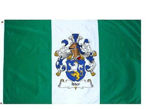 Itter family crest coat of arms flag