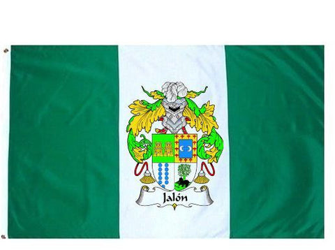 Jalon family crest coat of arms flag