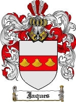 Jaques coat of arms family crest download