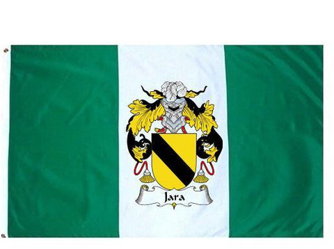 Jara family crest coat of arms flag