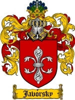 Javorsky coat of arms family crest download