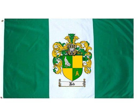 Jeb family crest coat of arms flag