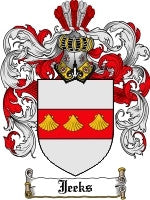 Jeeks coat of arms family crest download