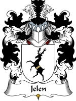 Jelen coat of arms family crest download