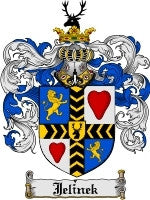 Jelinek coat of arms family crest download