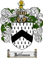Jelliman coat of arms family crest download