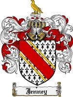 Jenney coat of arms family crest download