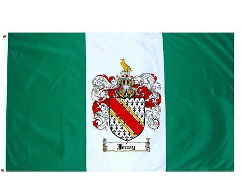 Jenny family crest coat of arms flag