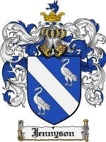 Jennyson coat of arms family crest download