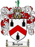 Jenyns coat of arms family crest download