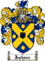 Jephson coat of arms family crest download