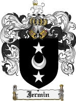 Jermin coat of arms family crest download
