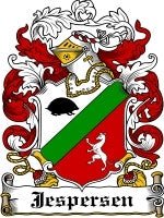 Jespersen coat of arms family crest download