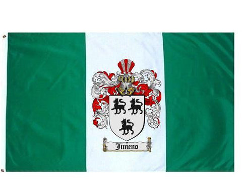 Jimeno family crest coat of arms flag