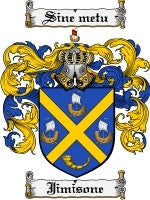 Jimisone coat of arms family crest download