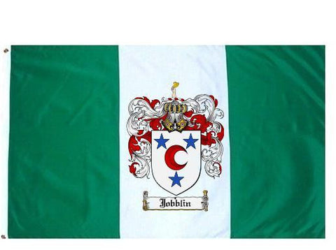 Jobblin family crest coat of arms flag