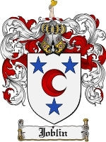 Joblin coat of arms family crest download