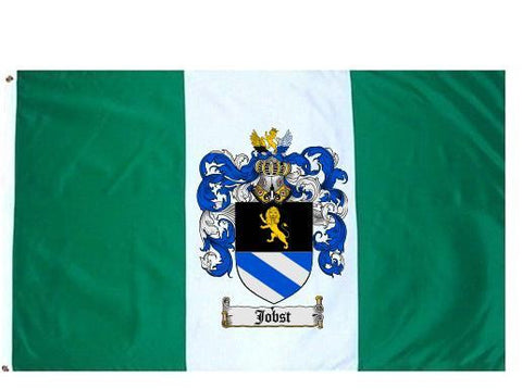 Jobst family crest coat of arms flag