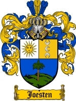 Joesten coat of arms family crest download
