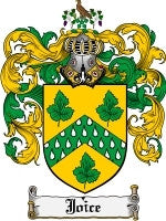 Joice coat of arms family crest download