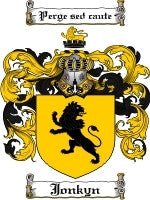 Jonkyn coat of arms family crest download