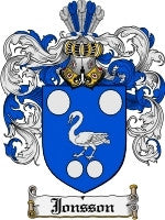 Jonsson coat of arms family crest download