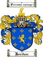 Jordon coat of arms family crest download