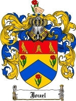 Jouel coat of arms family crest download