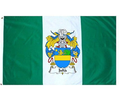 Julia family crest coat of arms flag