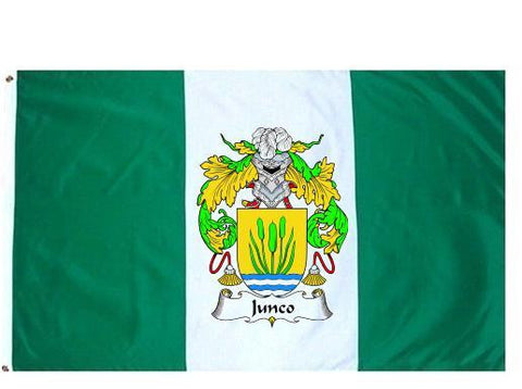 Junco family crest coat of arms flag