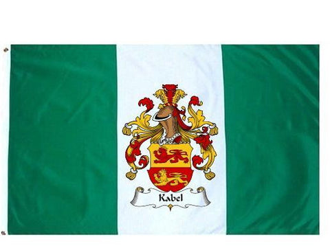 Kabel family crest coat of arms flag