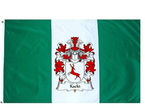 Kacki family crest coat of arms flag