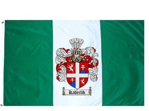 Kaderlik family crest coat of arms flag