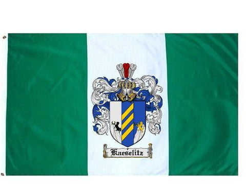 Kaeselitz family crest coat of arms flag